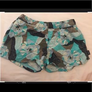 Patterned Patagonia shorts